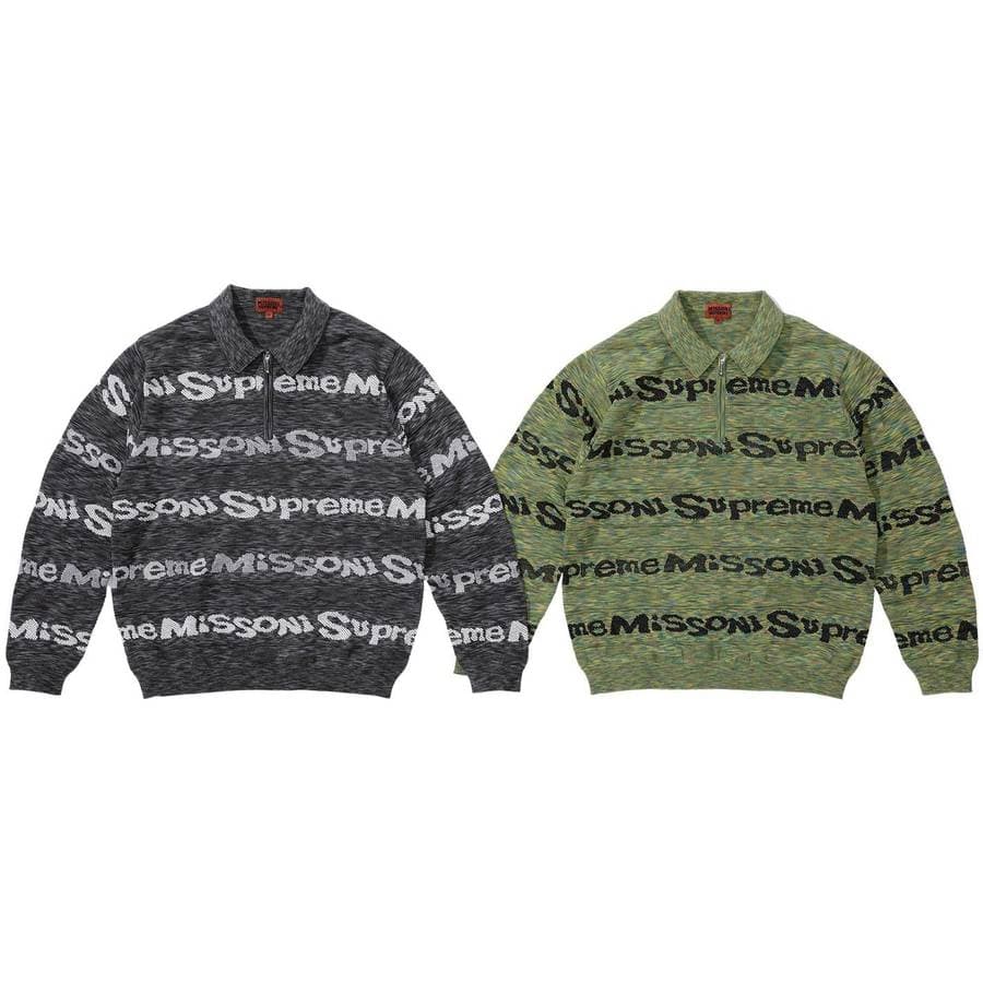 Supreme®/missoni® Zip L/s Polo release photo 1