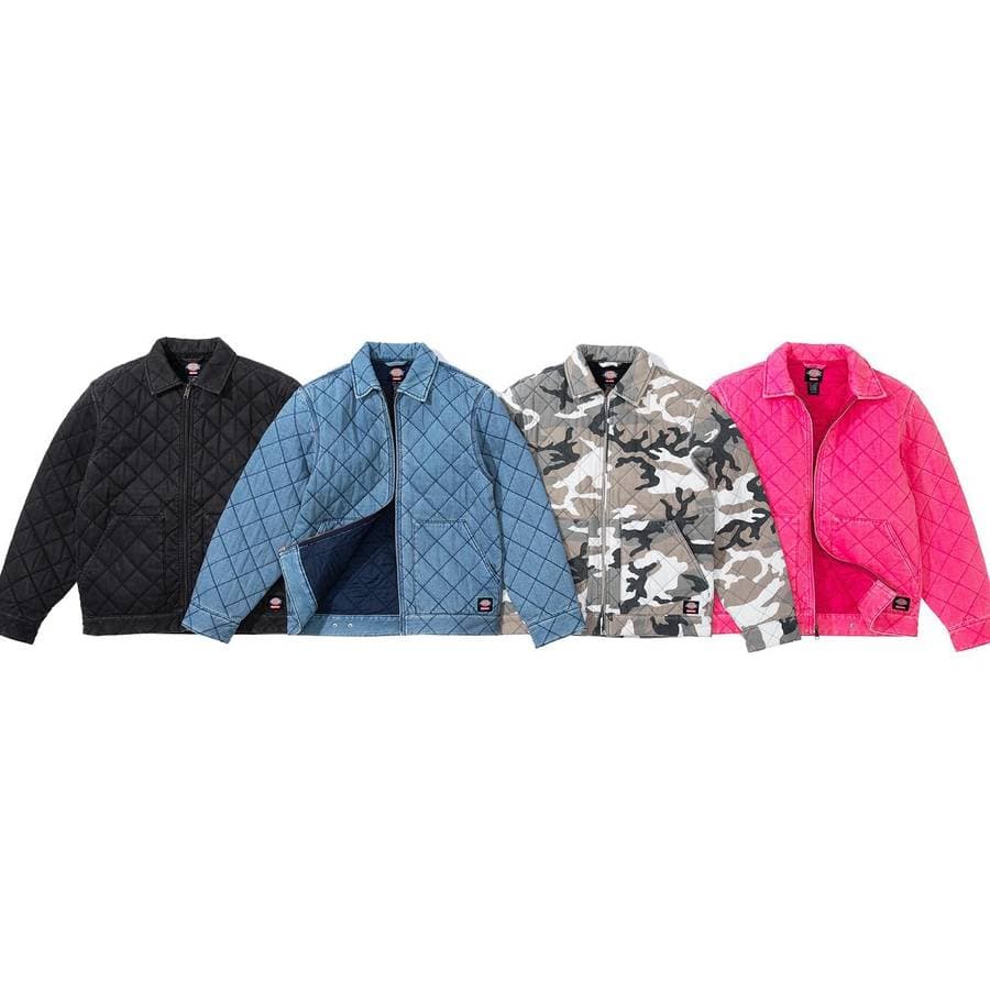 Supreme®/dickies® Quilted Denim Work Jacket release photo 1