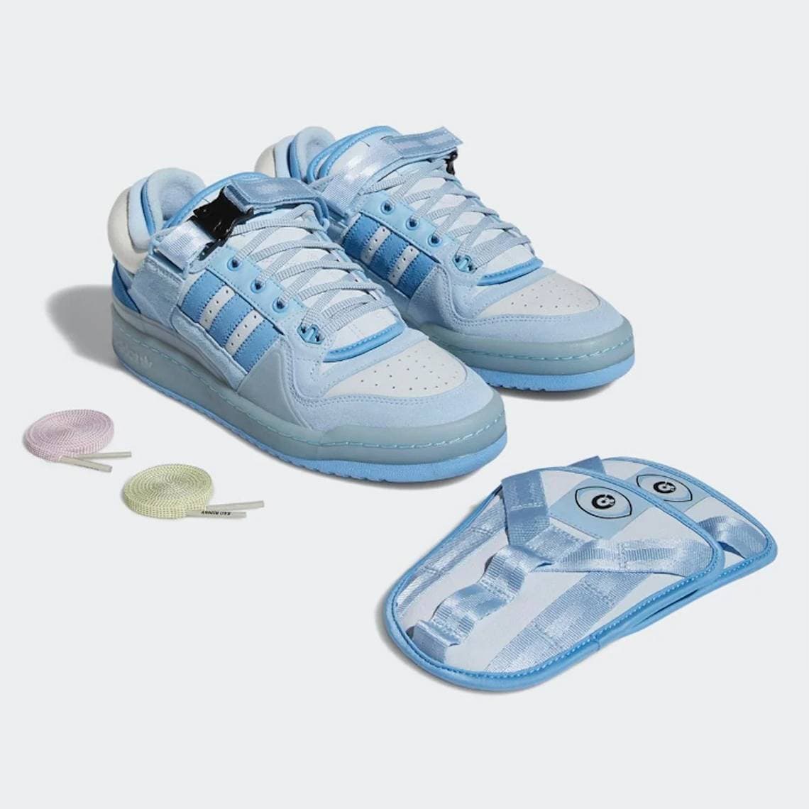 Bad Bunny x adidas Forum Buckle Low "Blue Tint" adidas release photo