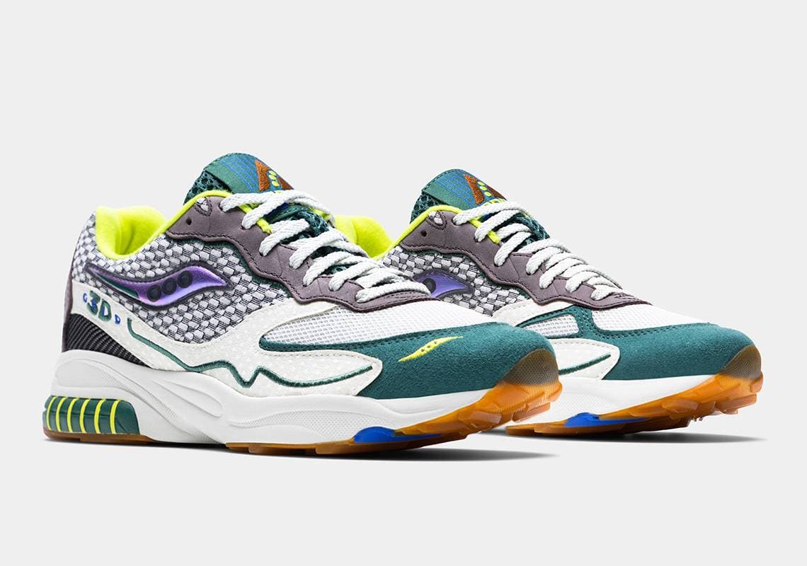 Bodega x Saucony 3D G.R.I.D. Hurricane release photo