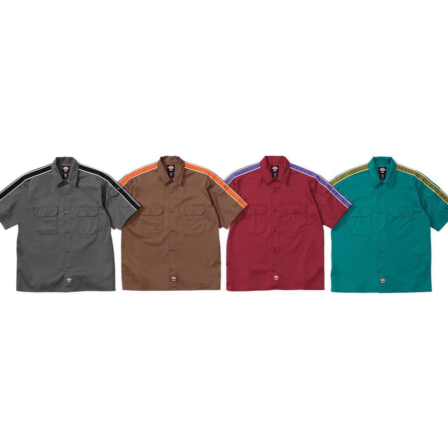 Supreme®/dickies® Stripe S/s Work Shirt release photo 1