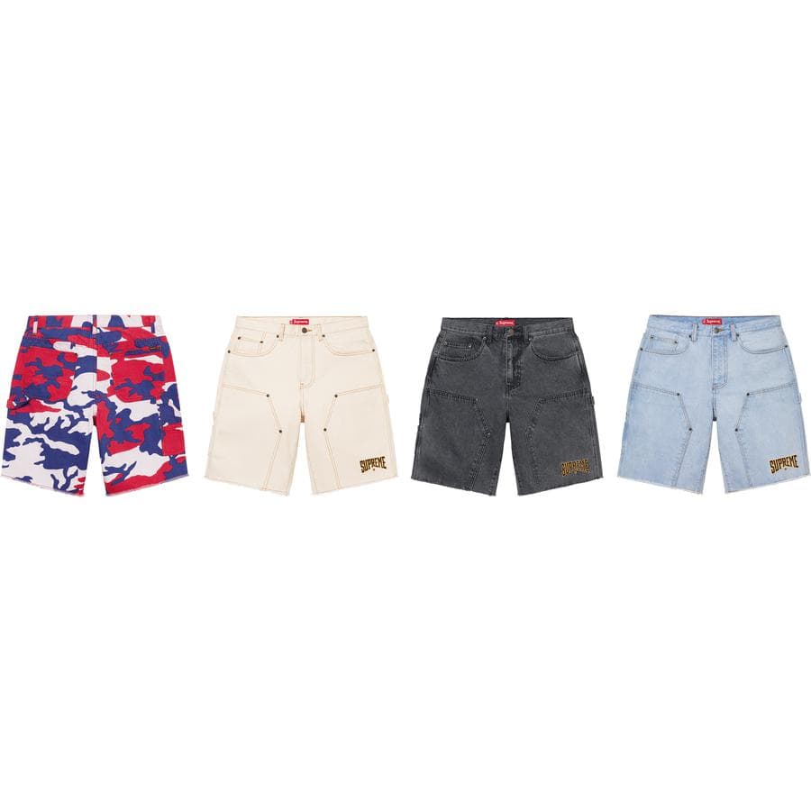 Cutoff Double Knee Denim Painter Short release photo 1