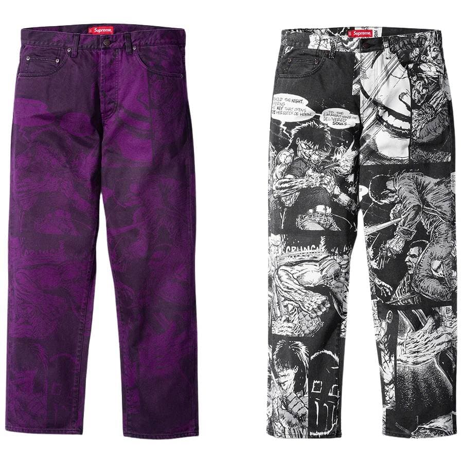 Supreme Supreme/the Crow Regular Jean release photo 1