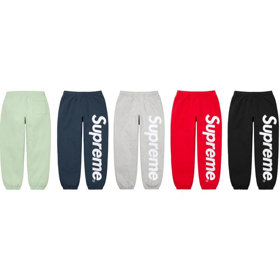 Satin Appliqué Sweatpant release photo 1