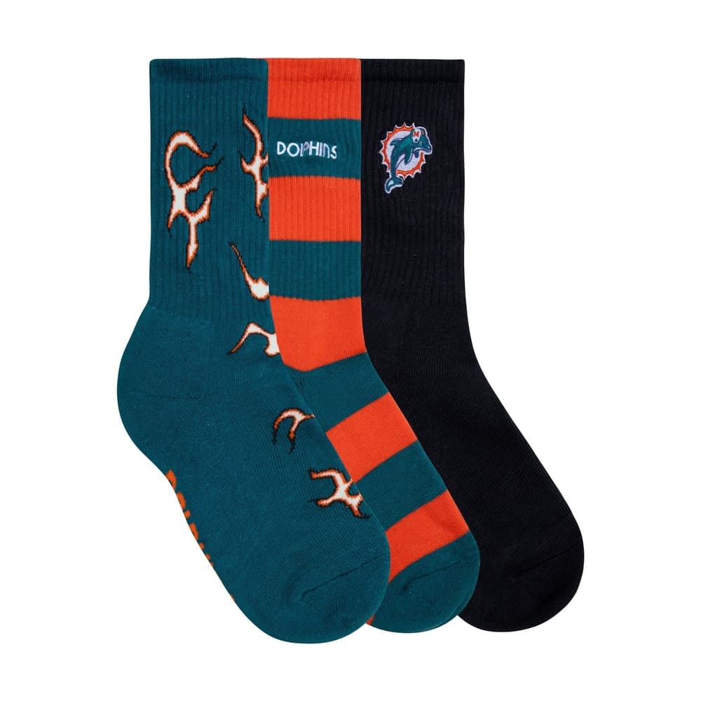Dolphins 3pk Socks release photo