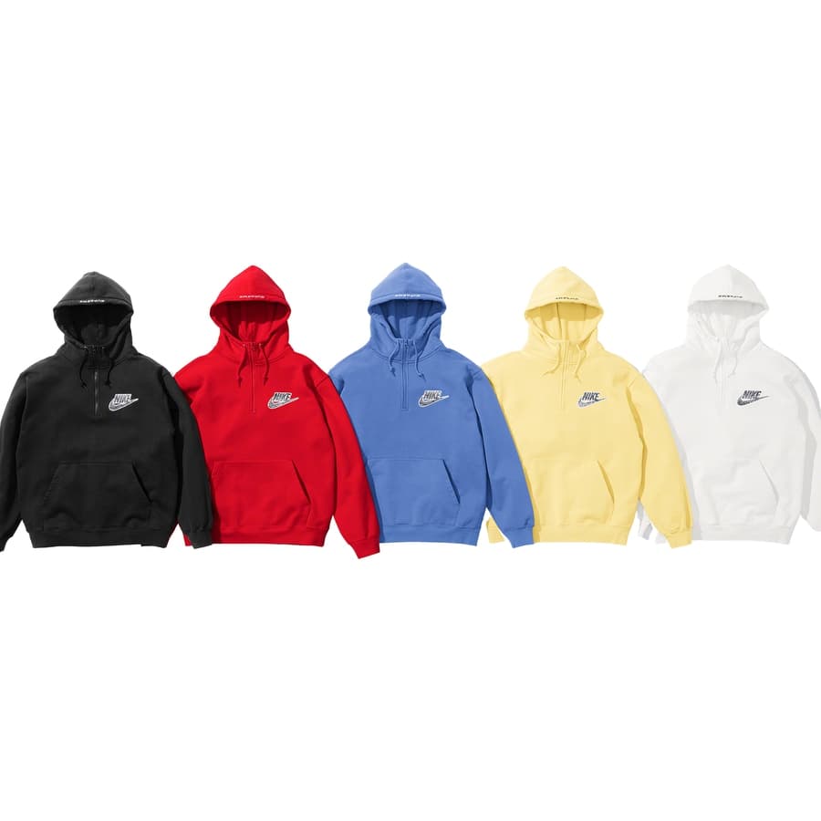 Supreme®/Nike® Half Zip Hooded Sweatshirt release photo 2