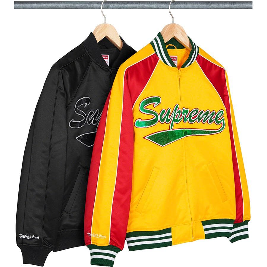 Supreme®/Mitchell & Ness® Sequin Logo Varsity Jacket release photo 1