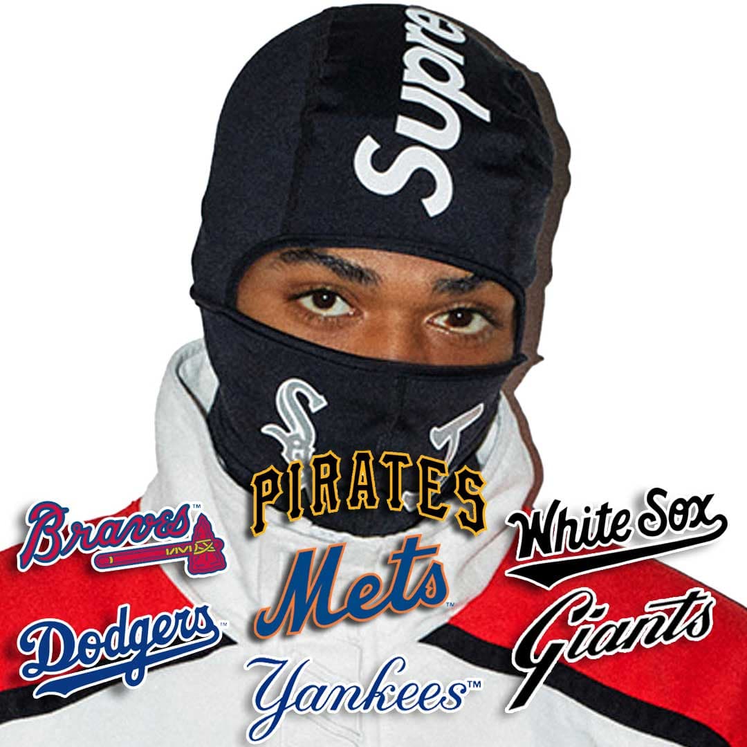 Supreme/mlb Kanji Teams Balaclava release photo 1