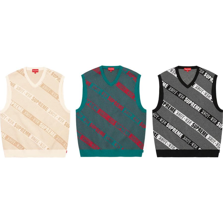 Stripe Sweater Vest release photo 1