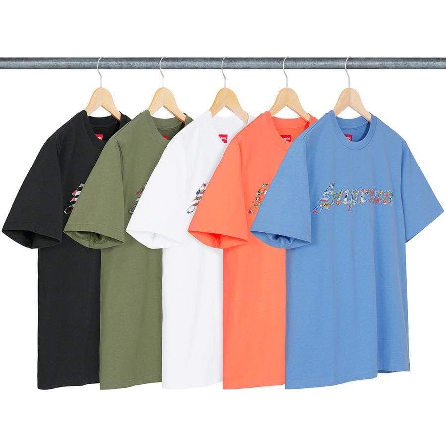 Supreme Floral Appliqué S/S Top release photo 1