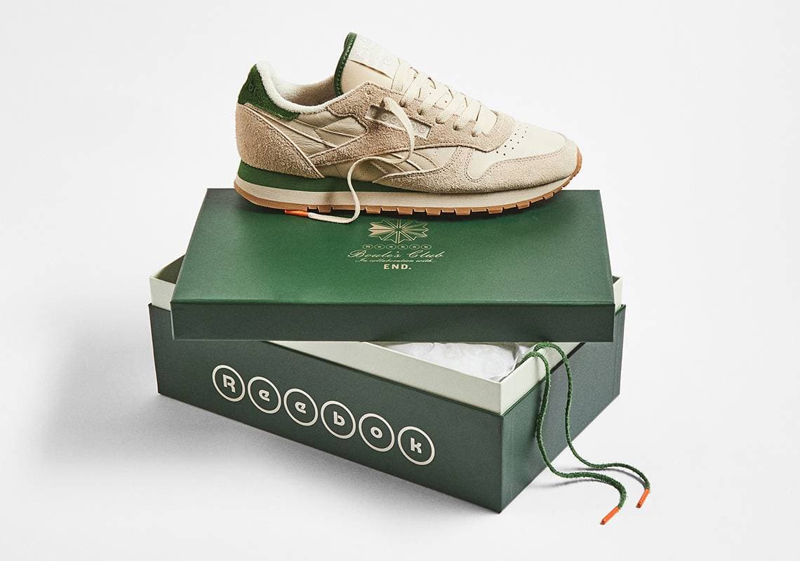 END x Reebok Classic Leather "Boules Club" release photo