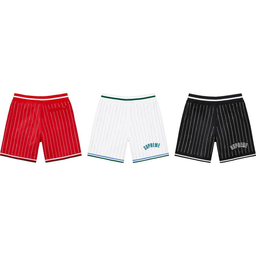 Rhinestone Stripe Basketball Short release photo 1