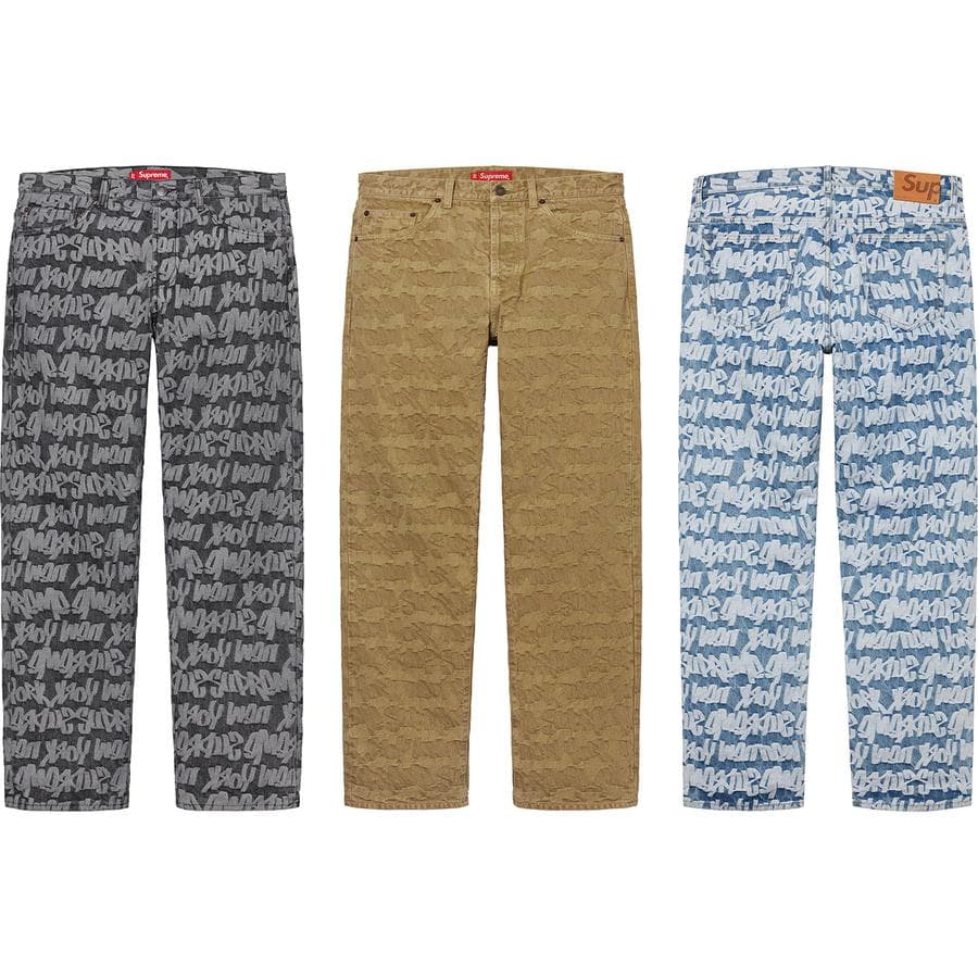 Fat Tip Jacquard Regular Jean release photo 1