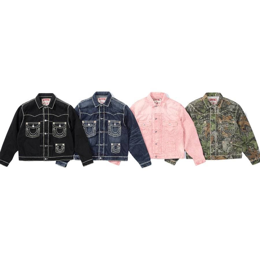 Supreme®/true Religion® Denim Trucker Jacket release photo 1