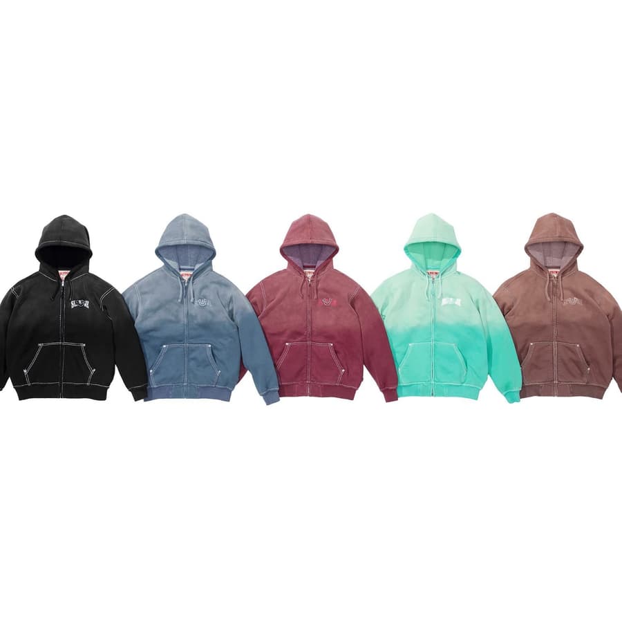 Supreme®/true Religion® Zip Up Hooded Sweatshirt release photo 1
