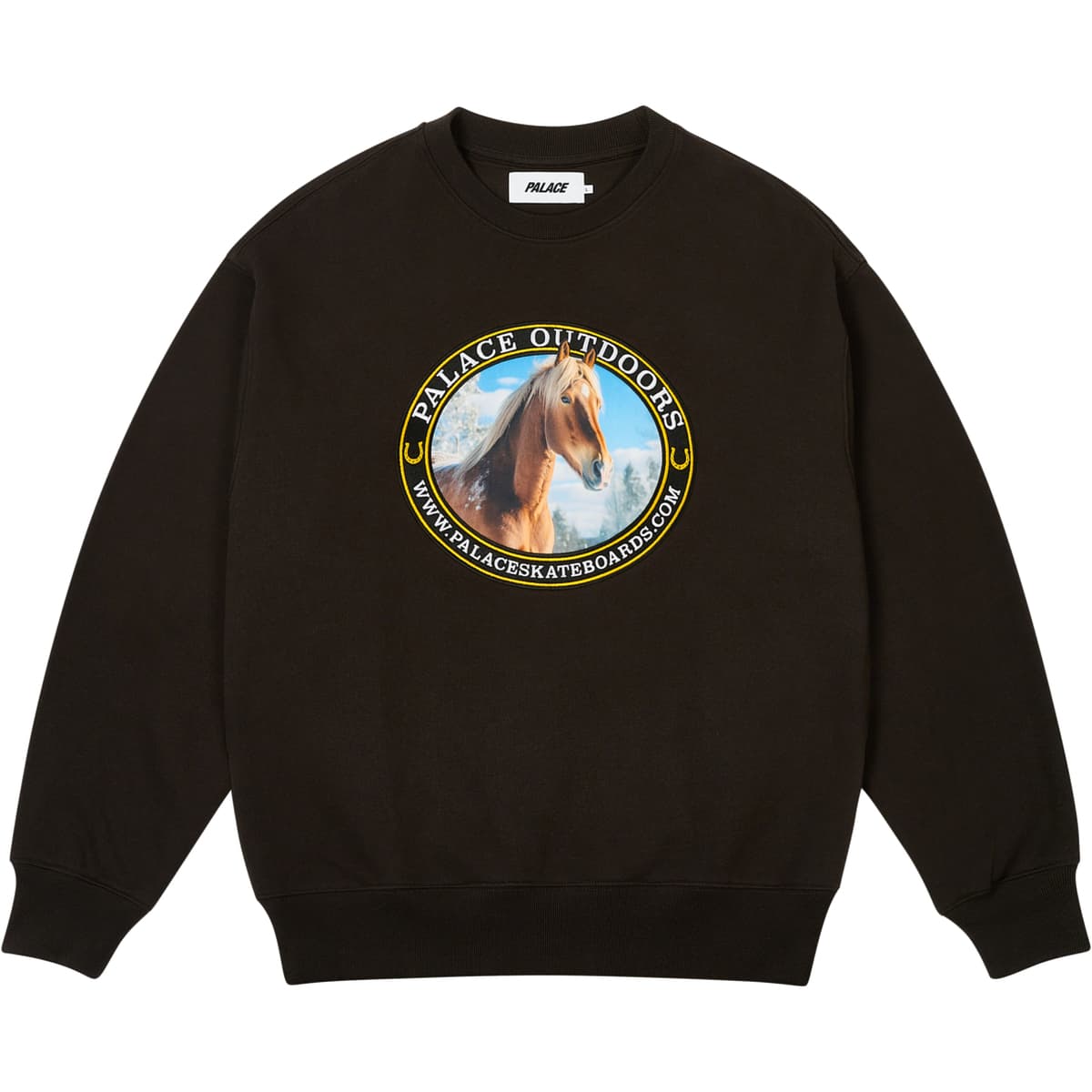 Palace Outdoors Crew Black release photo