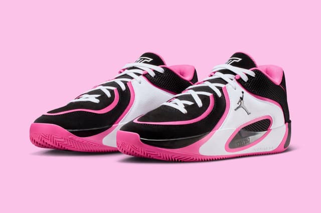 Jordan Tatum 4 "Black Pinksicle" Jordan release photo