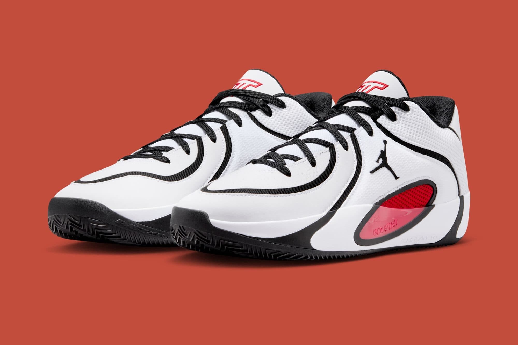 Jordan Tatum 4 "White/University Red" Jordan release photo