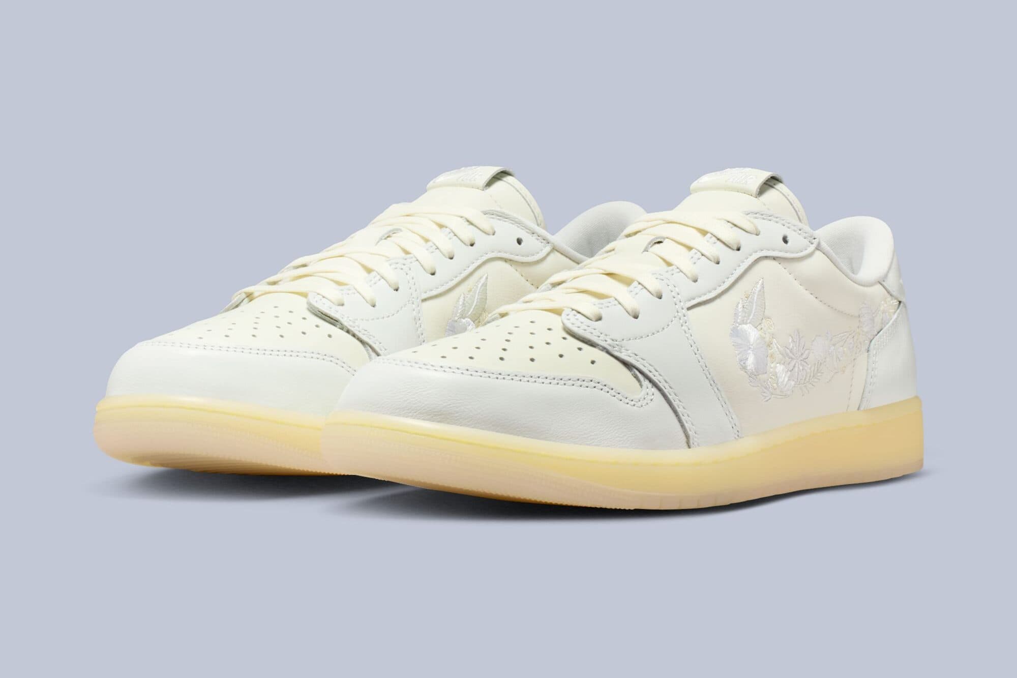 Air Jordan 1 Low OG "Floral Swoosh" Jordan release photo