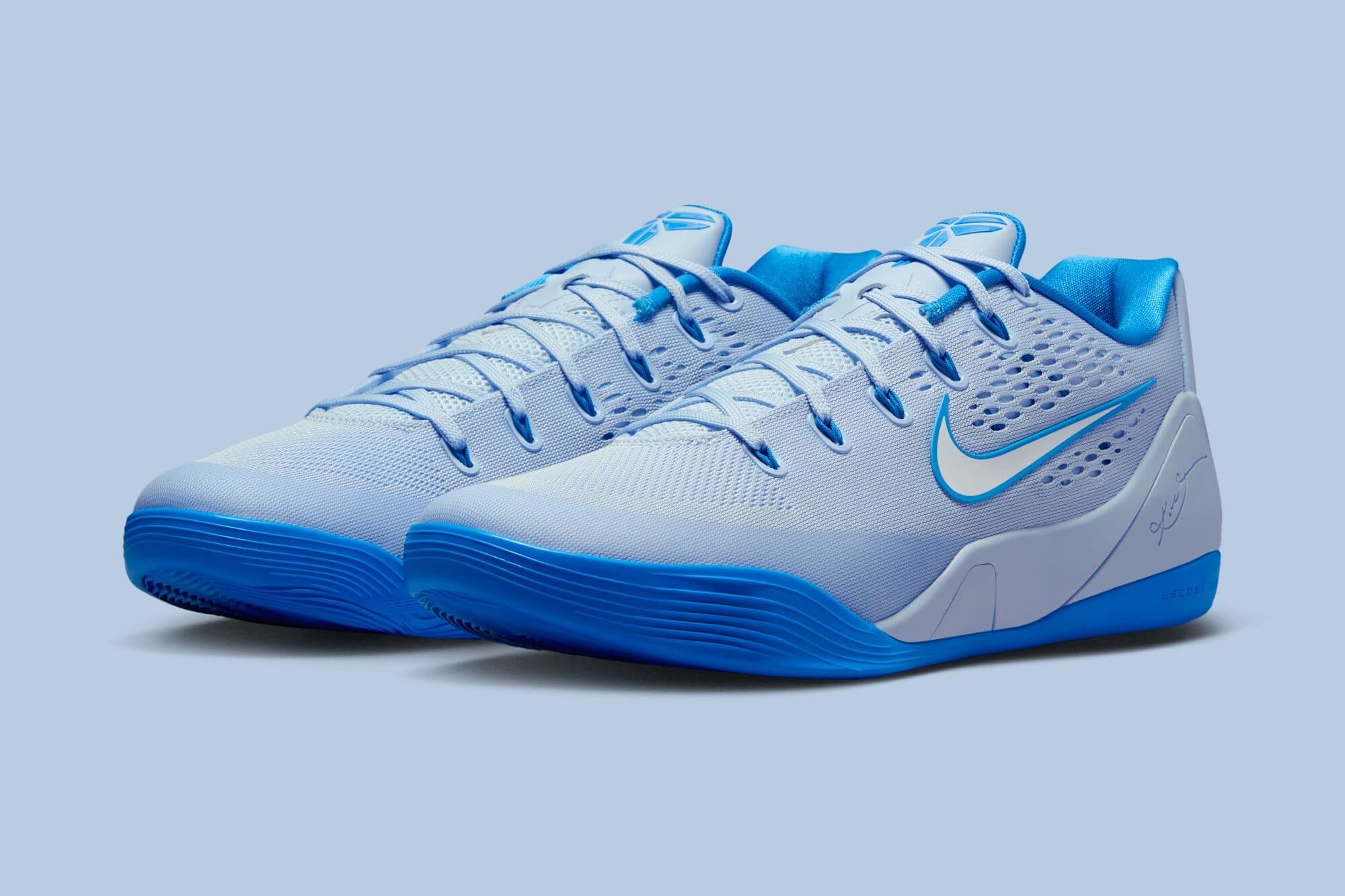 Nike Kobe 9 Elite Low Protro "Hydrogen Blue" Nike release photo