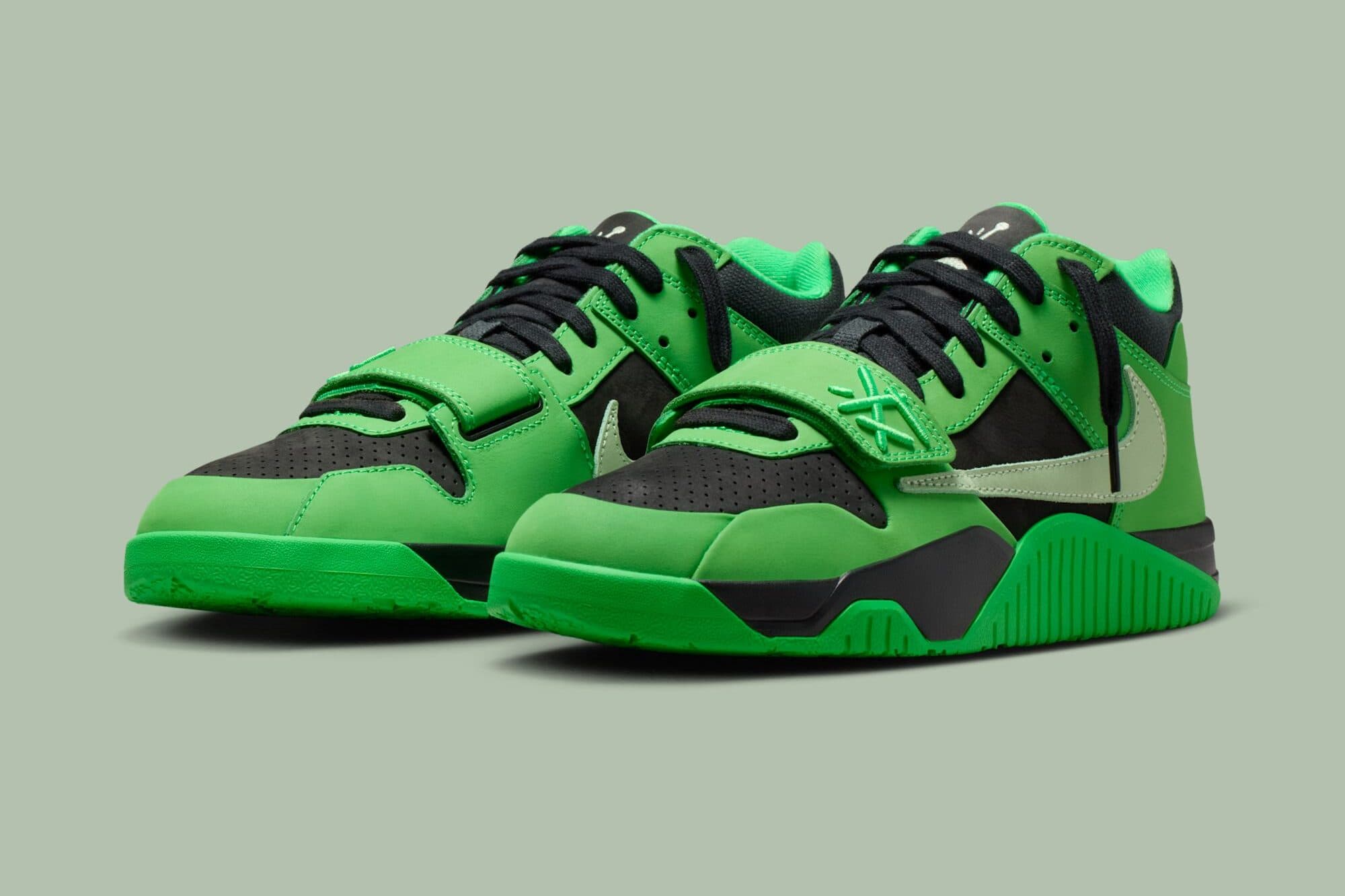 Travis Scott x Jordan Jumpman Jack "Green Spark" Jordan release photo