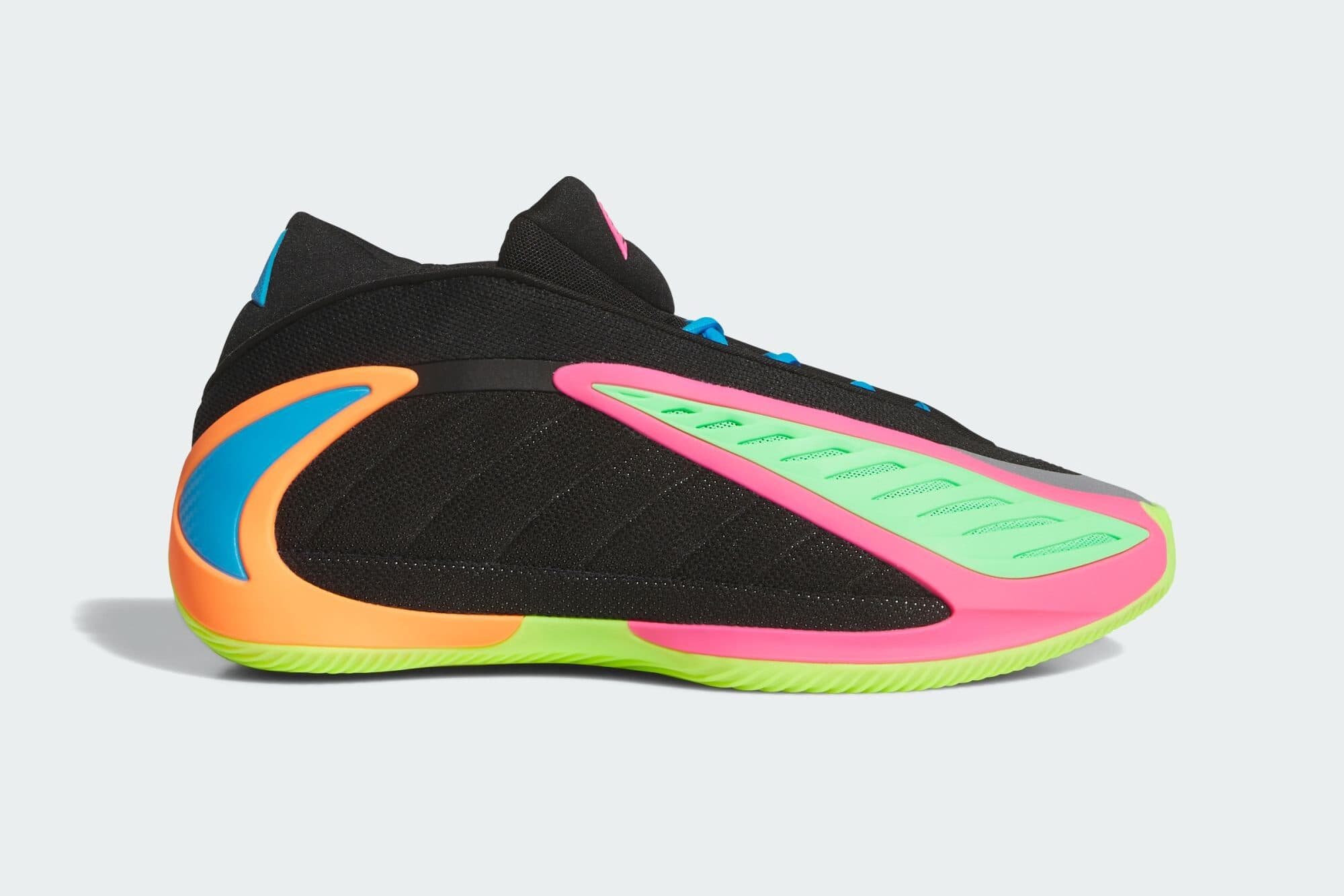 adidas Anthony Edwards 2 "Black/Lucid Lemon" adidas release photo