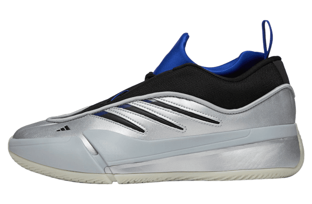 Adidas Dame 9 Silver Metallic / Lucid Blue adidas release photo