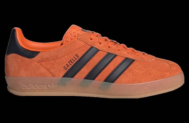 Adidas Gazelle Indoor Orange / Black adidas release photo
