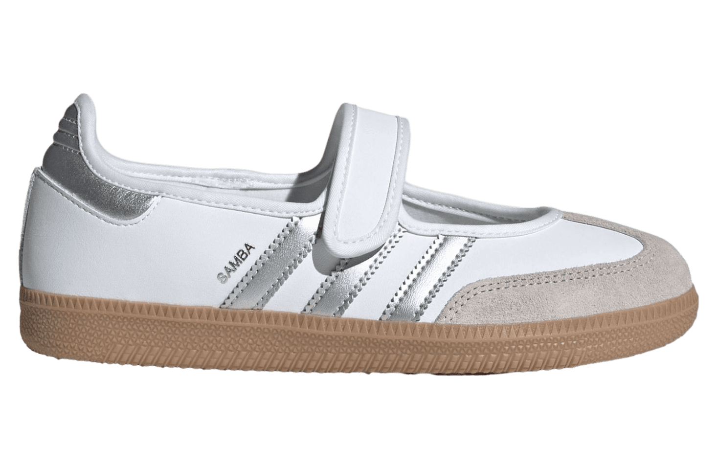 Adidas Samba Jane White / Silver Metallic adidas release photo