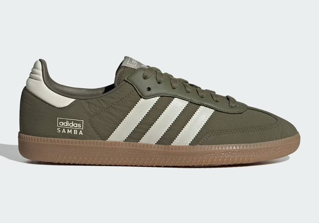 adidas Samba OG Nylon Focus Olive adidas release photo