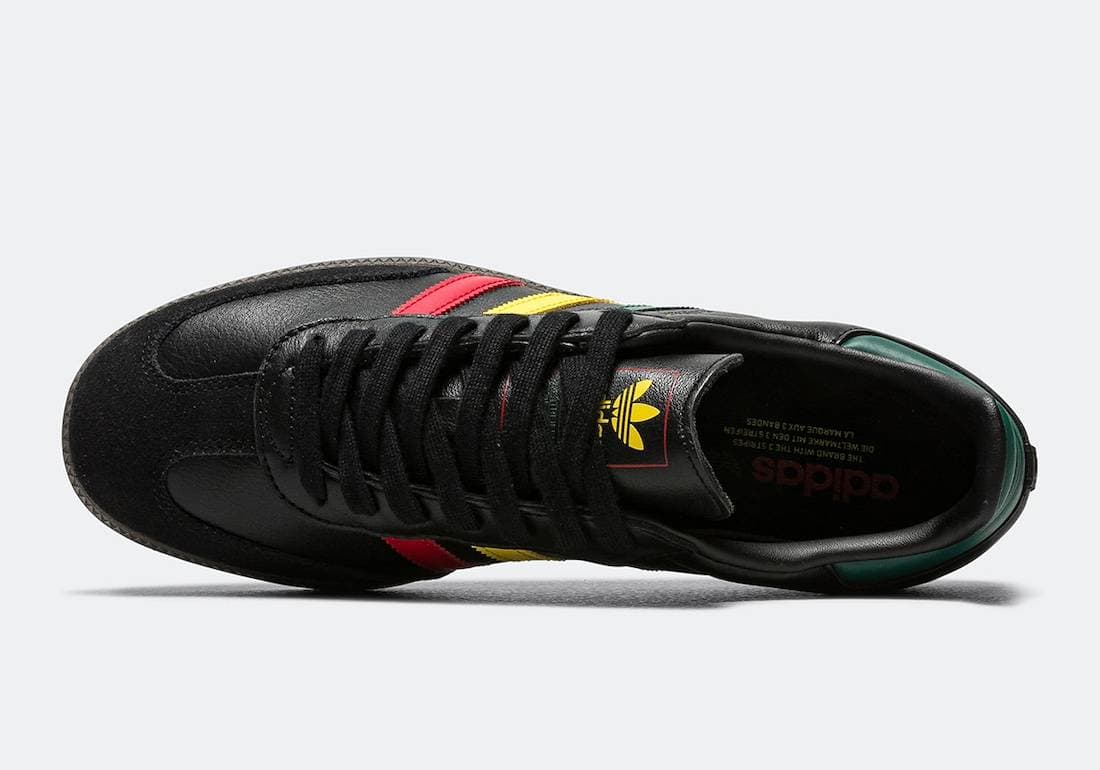 adidas Samba OG Rasta Black release photo 3