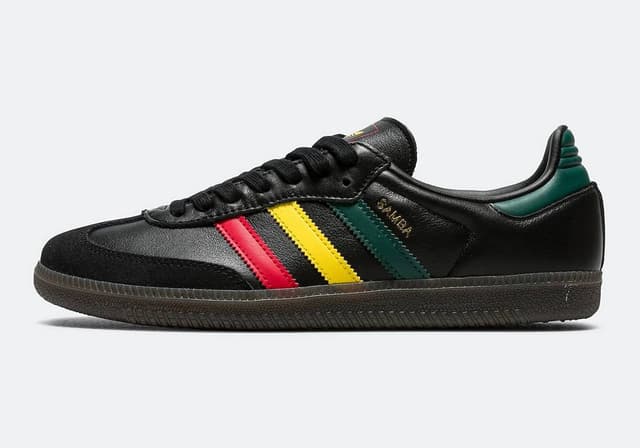 adidas Samba OG Rasta Black adidas release photo