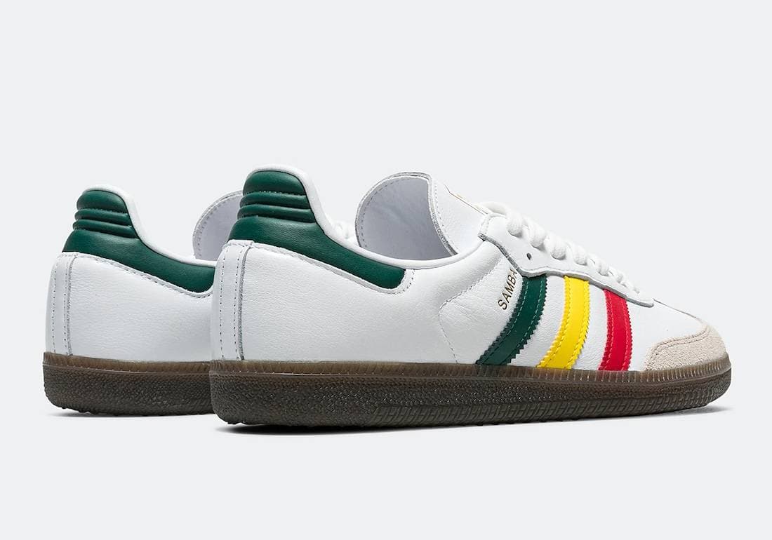 adidas Samba OG Rasta White release photo 4