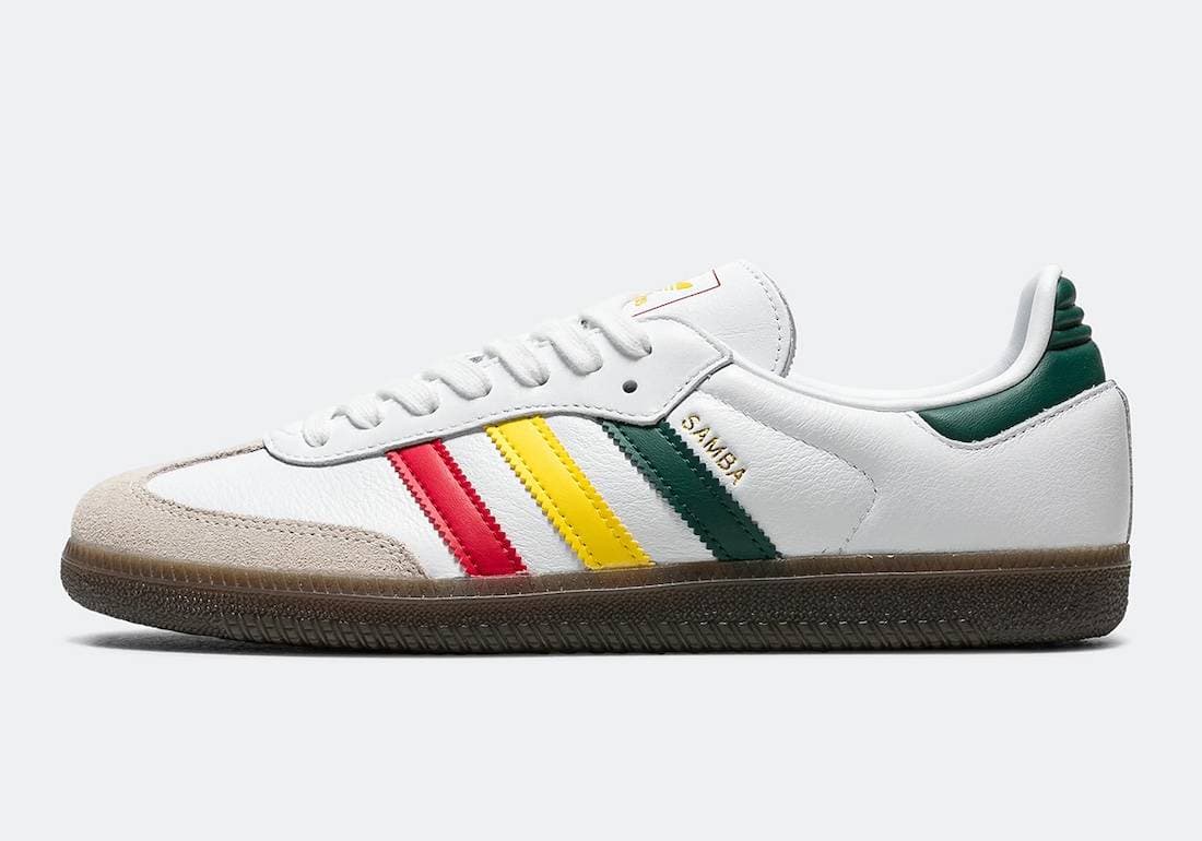 adidas Samba OG Rasta White release photo 1