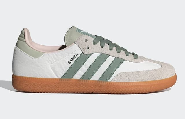 adidas Samba OG Silver Green adidas release photo