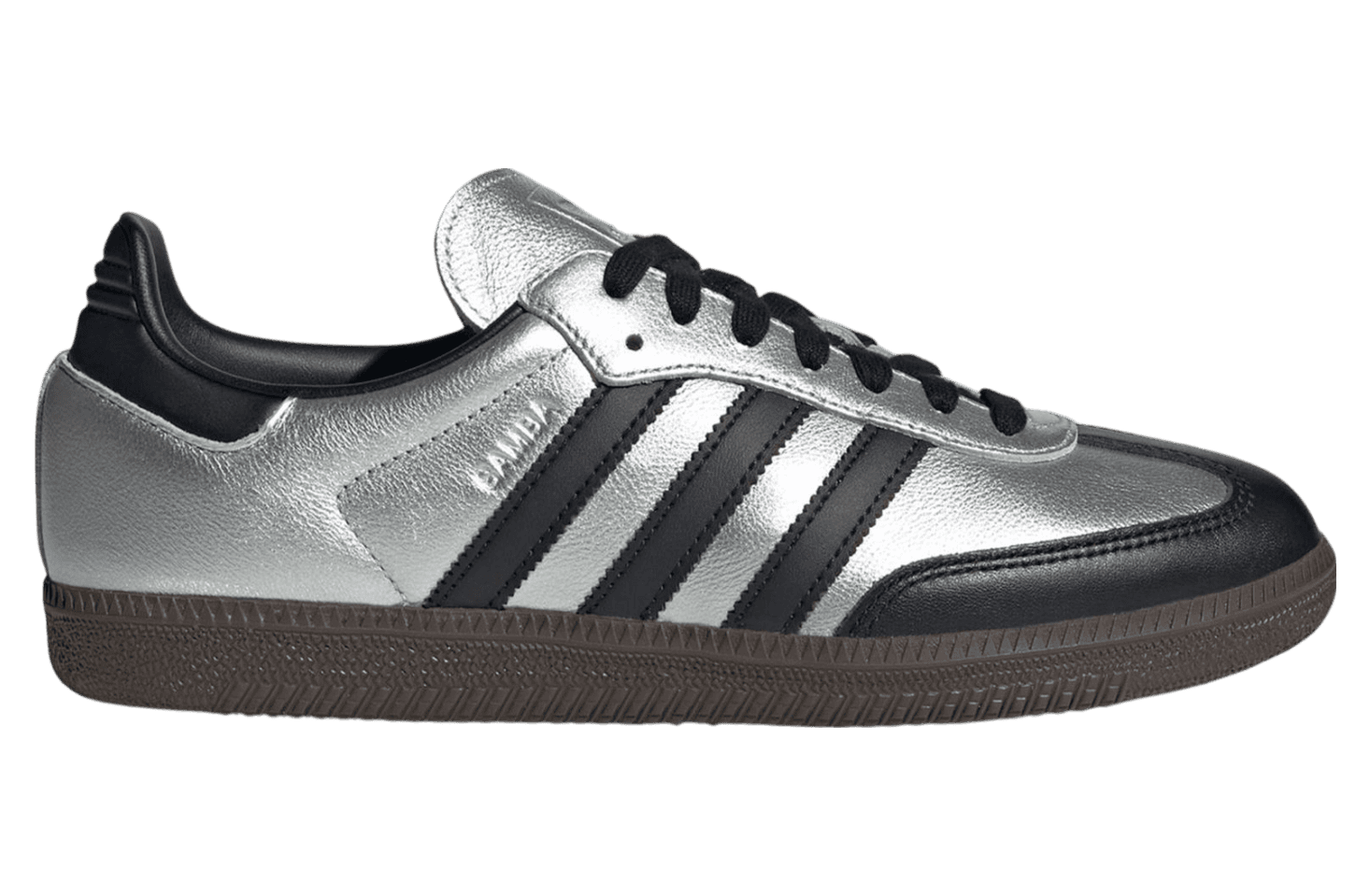 Adidas Samba Silver Metallic / Core Black adidas release photo