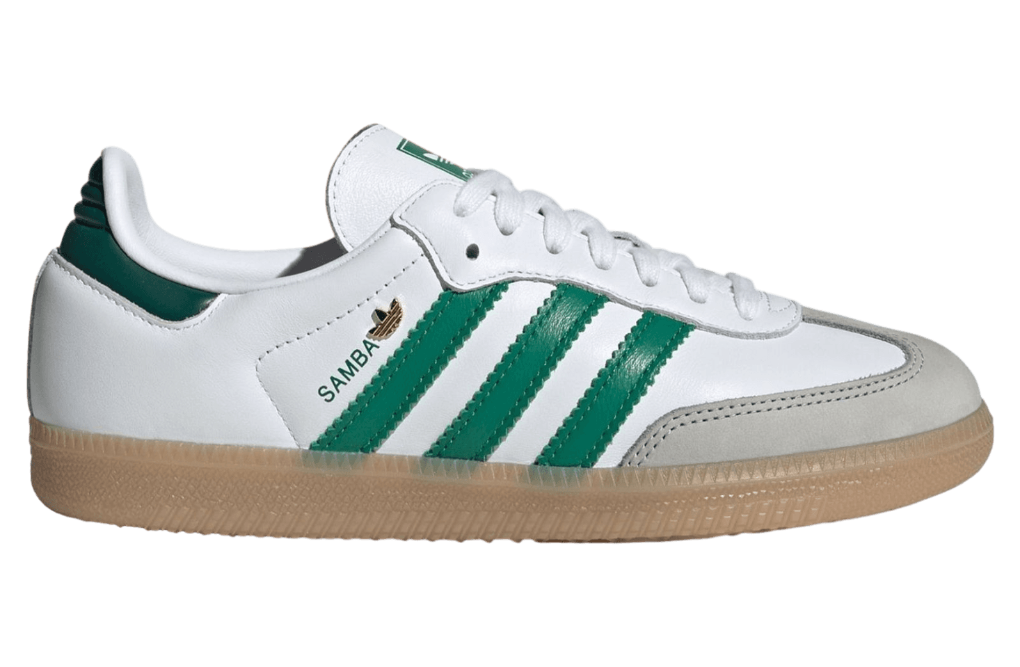 Adidas Samba White / Bright Green adidas release photo