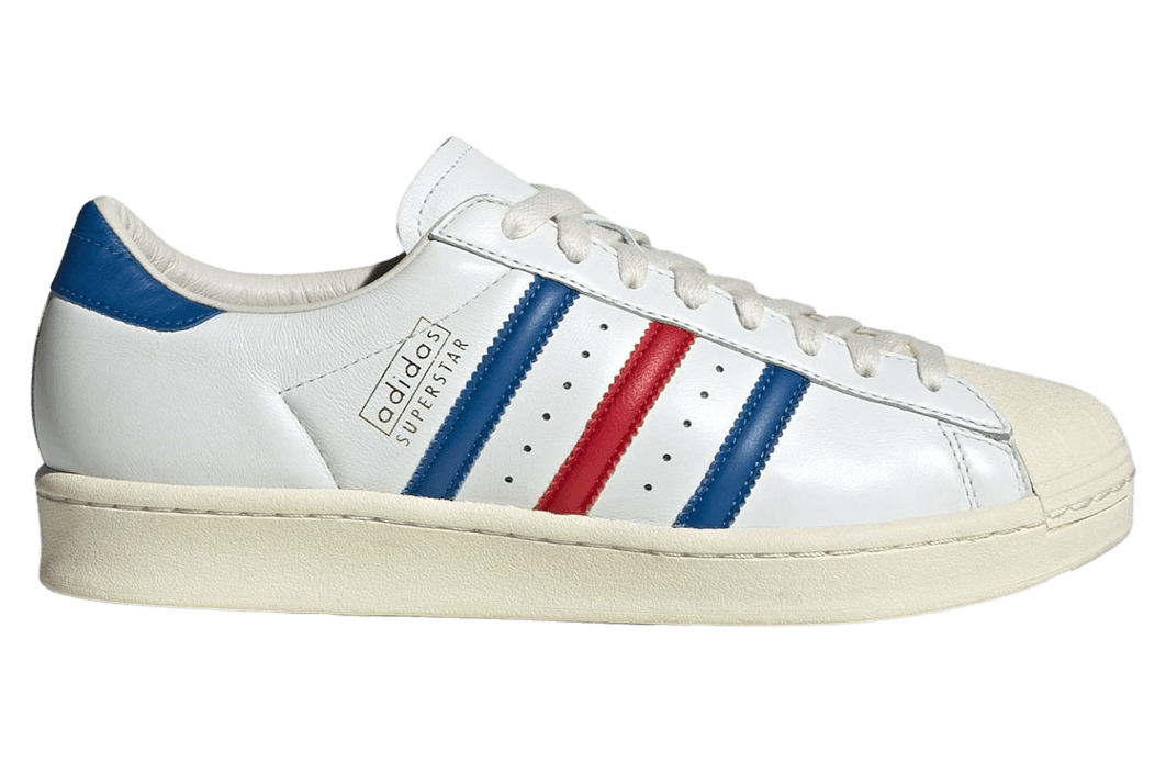Adidas Superstar Vintage White / Red / Blue adidas release photo