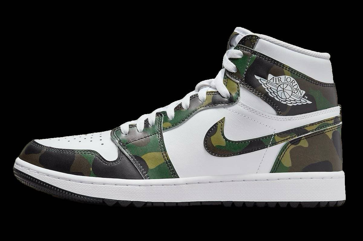 Air Jordan 1 High Golf Camo Jordan release photo