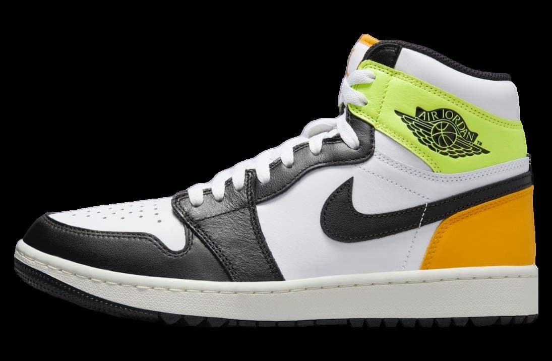 Air Jordan 1 High Golf Volt Gold Jordan release photo