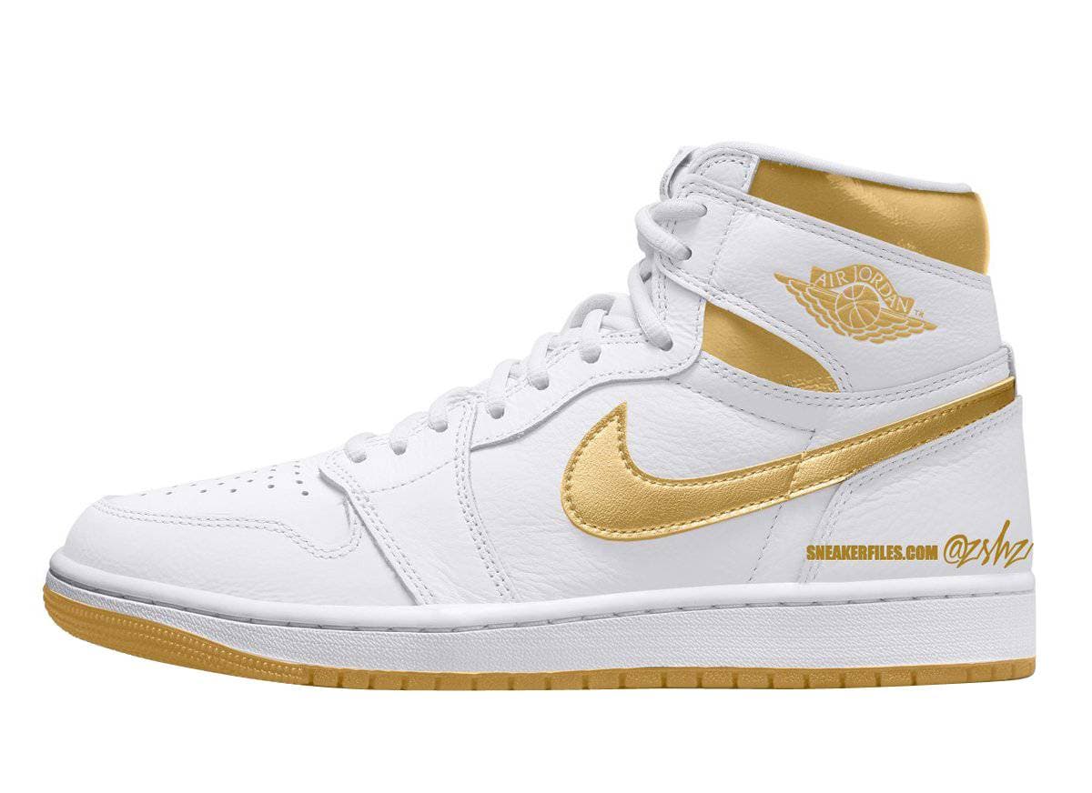 Air Jordan 1 High OG WMNS Metallic Gold Jordan release photo