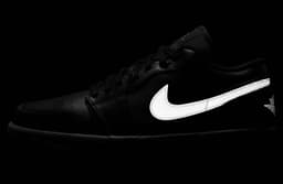 Air Jordan 1 Low Black / Dark Smoke Grey release thumbnail 3