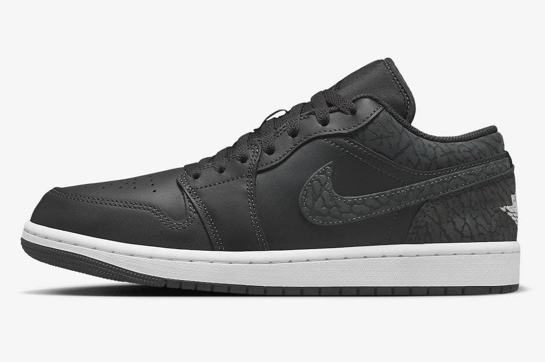 Air Jordan 1 Low Black Elephant Jordan release photo