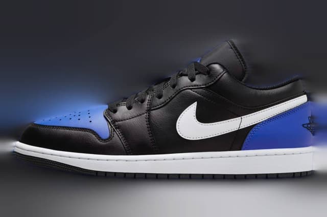 Air Jordan 1 Low Black Royal Toe Jordan release photo