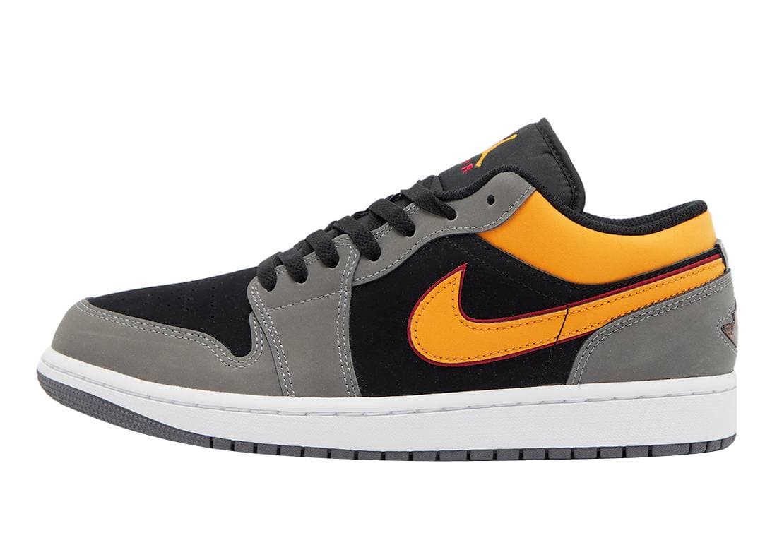 Air Jordan 1 Low Black Vivid Orange Jordan release photo