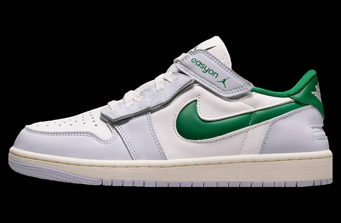 Air Jordan 1 Low EasyOn Grey / Green Jordan release photo