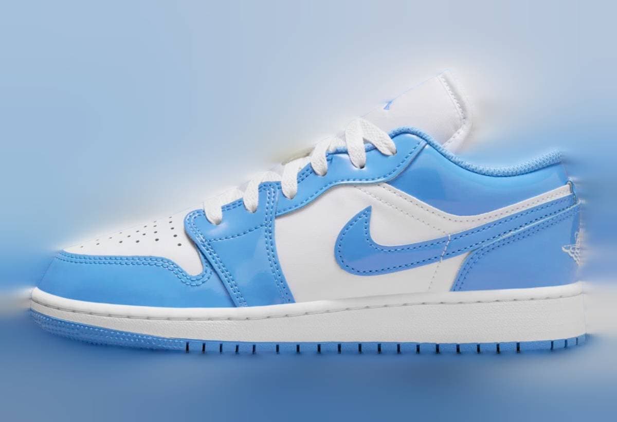 Air Jordan 1 Low GS Legend Blue Jordan release photo