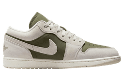 Air Jordan 1 Low Medium Olive / Sail release thumbnail 2