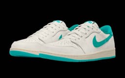 Air Jordan 1 Low OG WMNS Washed Teal release thumbnail 2