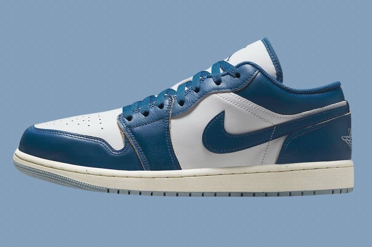 Air Jordan 1 Low SE White Industrial Blue Jordan release photo